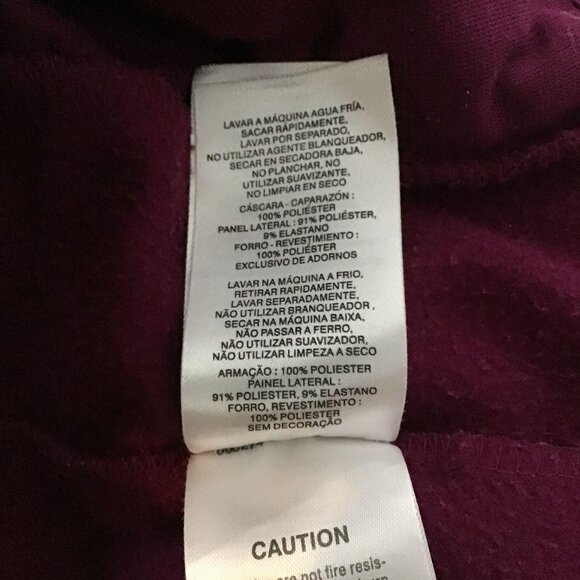 Columbia Womens S Raspberry By the Lake Plush Teddy Bear Fleece Zip Up Jacket - Picture 10 of 12